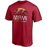 Men's Fanatics Branded Red Miami Heat Post Up Hometown Collection T-Shirt