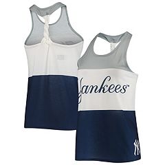 Men's Under Armour Navy New York Yankees Dual Logo Performance Tri-Blend  Tank Top