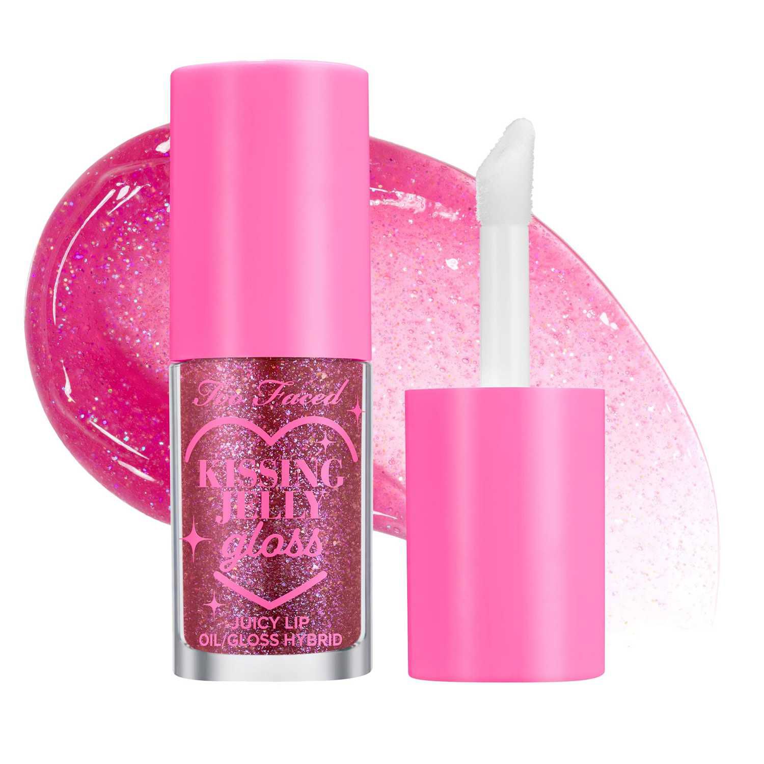 Too Faced Kissing Jelly Non-Sticky Lip Oil Gloss - Grape Soda