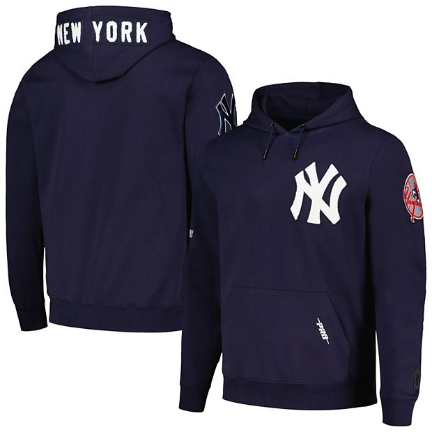 Men's Pro Standard White New York Yankees Logo Pullover Hoodie