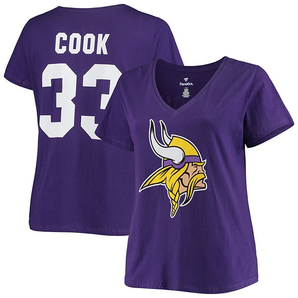 Men's Minnesota Vikings Dalvin Cook Fanatics Branded Purple Name