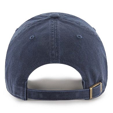 Men's '47 Navy Atlanta Braves Heritage Clean Up Adjustable Hat