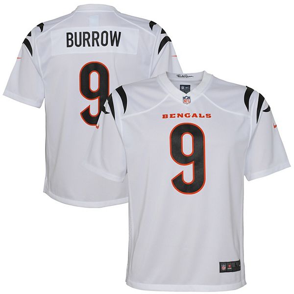 Cincinnati Bengals Joe Burrow Custom White Jersey Style Hoodie Hoody  Sweatshirt