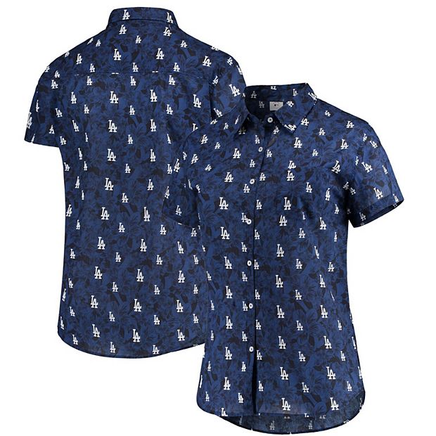 dodgers button up shirt