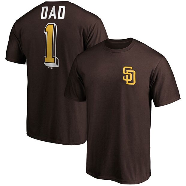 FANATICS Men's Fanatics Branded Brown San Diego Padres Fitted Polo