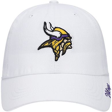 Women's '47 White Minnesota Vikings Miata Clean Up Logo Adjustable Hat