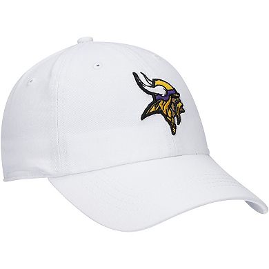 Women's '47 White Minnesota Vikings Miata Clean Up Logo Adjustable Hat