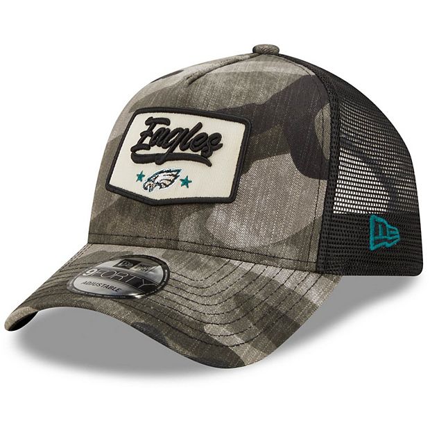 Youth New Era Camo/Black Philadelphia Eagles Trucker 9TWENTY