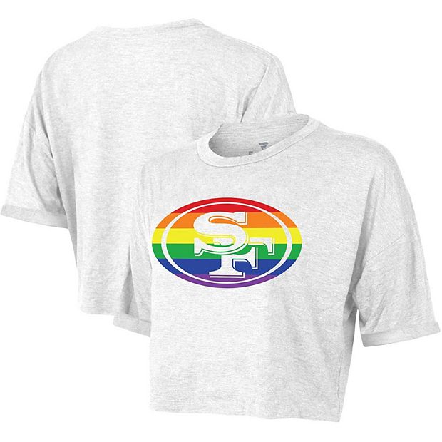 San Francisco 49ers Fanatics Branded Boxy Pride T-Shirt - White