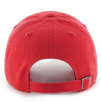 Men's '47 Red Washington Nationals Heritage Clean Up Adjustable Hat