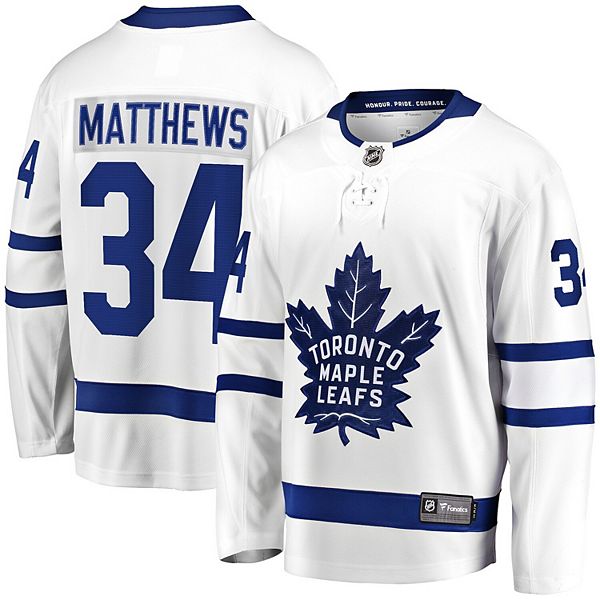 Fanatics Authentic Auston Matthews Toronto Maple Leafs Autographed Game-Used #34 White Jersey from The 2021 NHL Season with Game used Season Inscription - Size 58