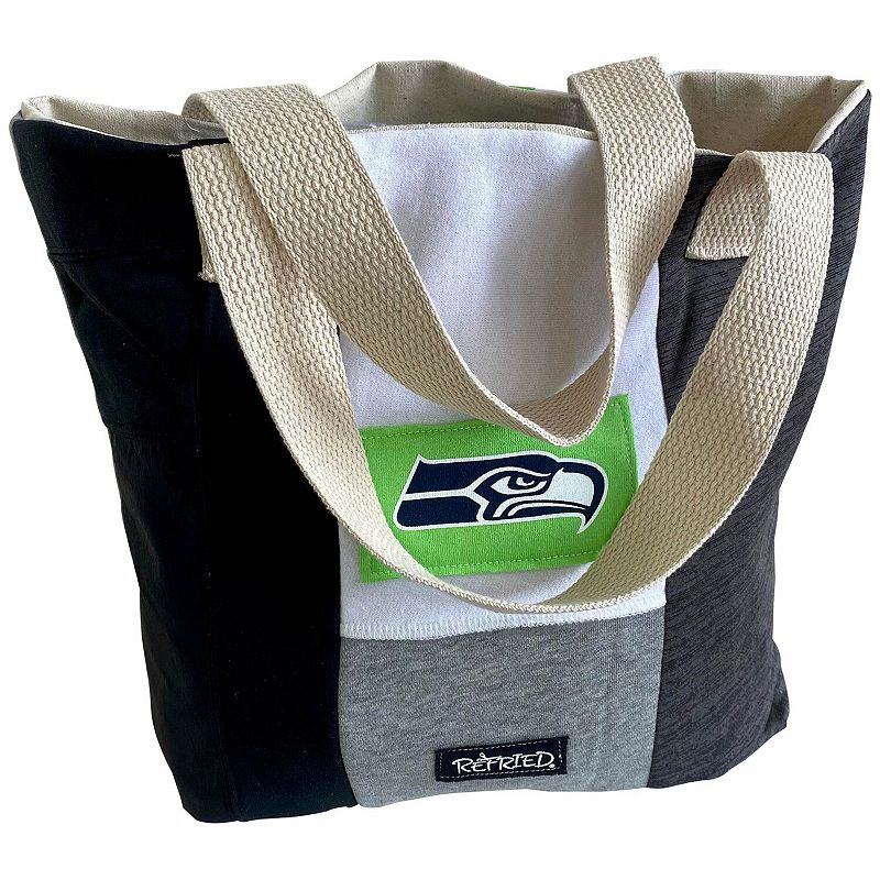 Refried Apparel Seattle Seahawks Upcycled Tote Bag, Team