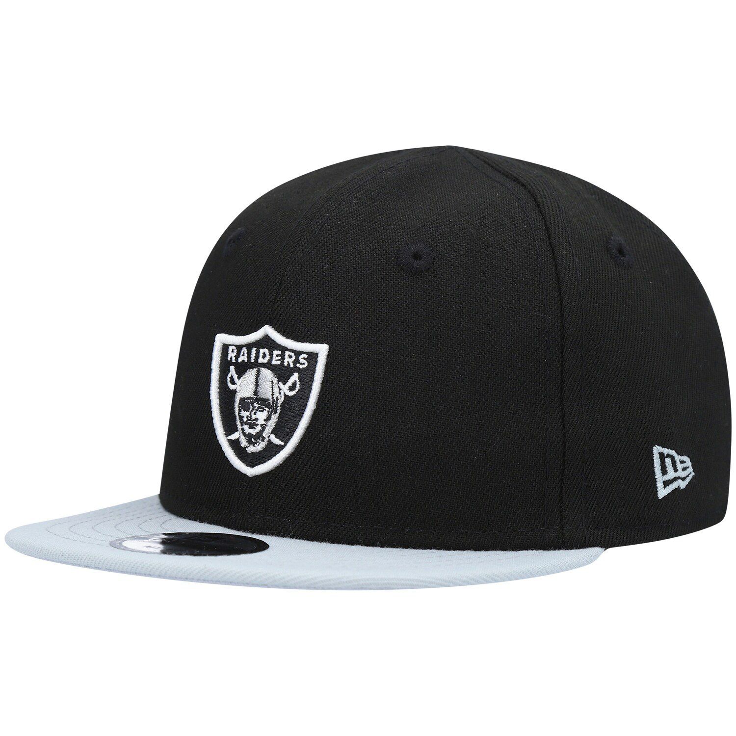 New Era Men's Gray, Black Las Vegas Raiders Shattered 39THIRTY Flex Hat