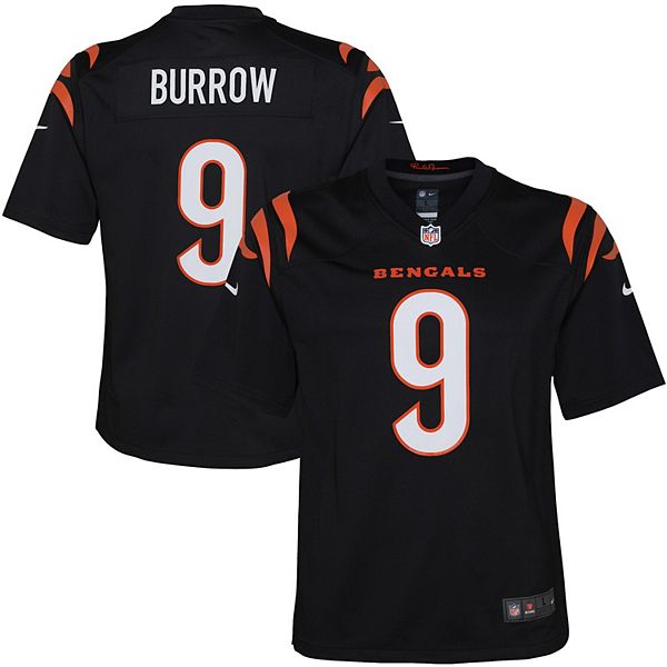 Nike Bengals Joe Burrow JERSEY Black On Field MENS LARGE SCREEN PRINTED