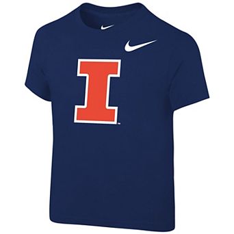 Toddler Nike Navy Illinois Fighting Illini Logo T-Shirt