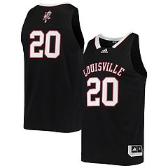 Men's Adidas #8 Black Louisville Cardinals 2023 Premier Jersey