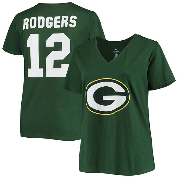 plus size green bay packer shirt