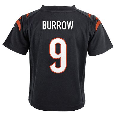 Preschool Nike Joe Burrow Black Cincinnati Bengals Game Jersey