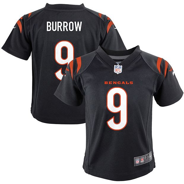 Youth Nike Joe Burrow Black Cincinnati Bengals Game Jersey