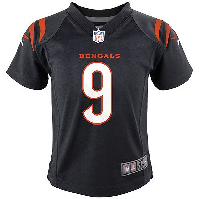 Infant Nike Joe Burrow Black Cincinnati Bengals Game Jersey