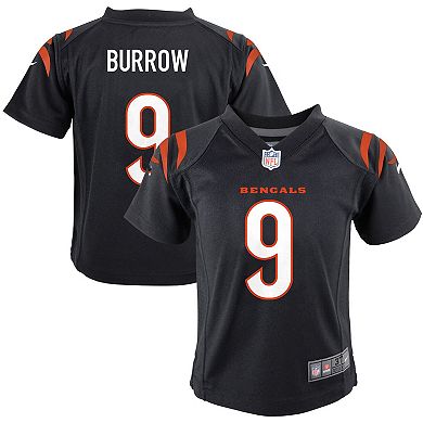 Infant Nike Joe Burrow Black Cincinnati Bengals Game Jersey