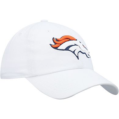 Women's '47 White Denver Broncos Miata Clean Up Logo Adjustable Hat