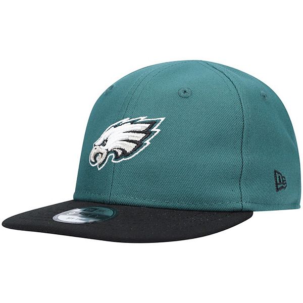 New Era 9FIFTY 2 Two Tone Philadelphia Eagles Snapback Hat Black Midnight Green