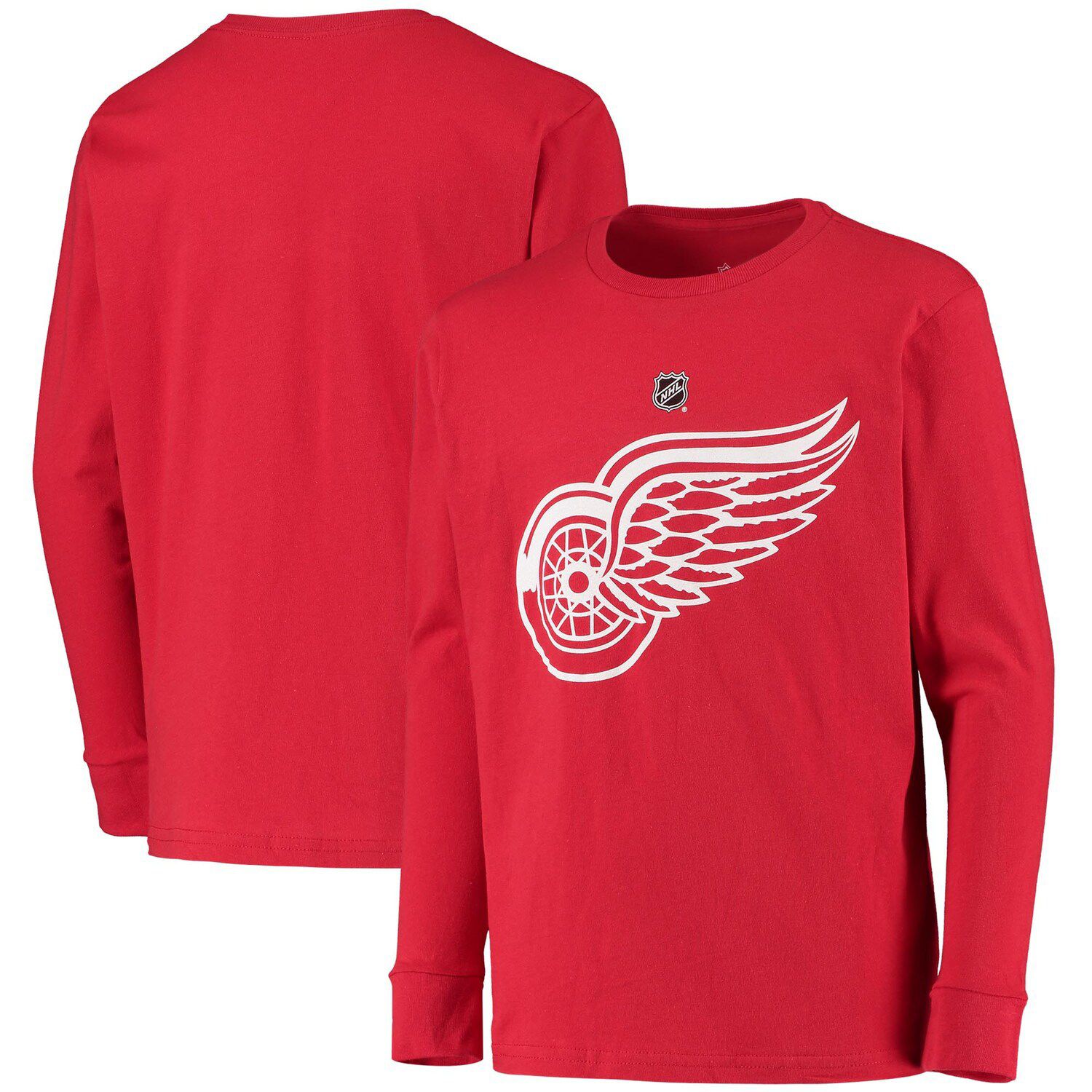 red wings long sleeve shirt