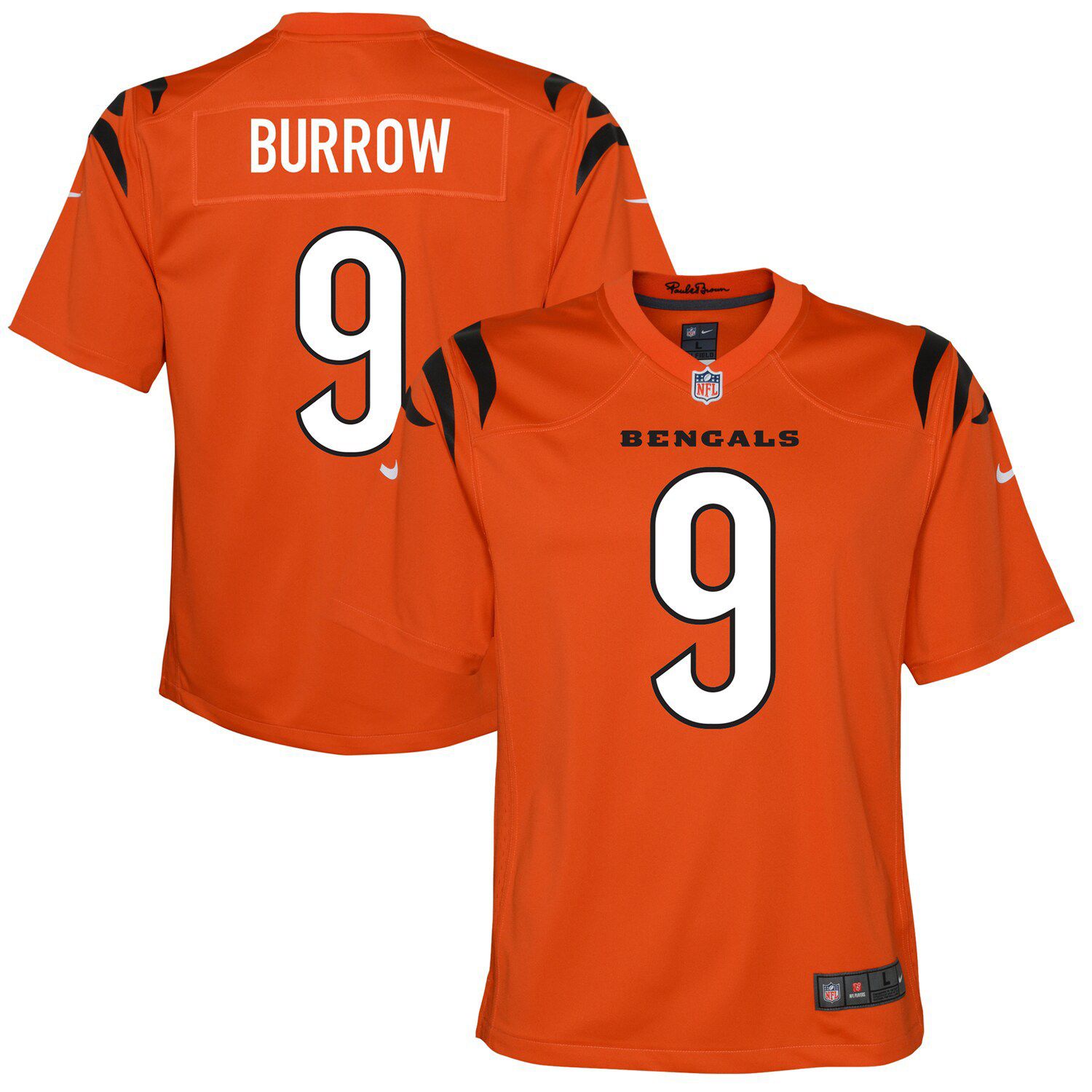 Youth Nike Joe Burrow Orange Cincinnati Bengals Alternate Game Jersey |  Kohls