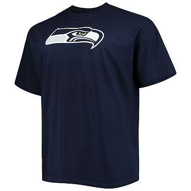 Men's Fanatics Branded DK Metcalf College Navy Seattle Seahawks Big & Tall Player Name & Number T-Shirt