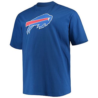 Men's Fanatics Branded Josh Allen Royal Buffalo Bills Big & Tall Player Name & Number T-Shirt