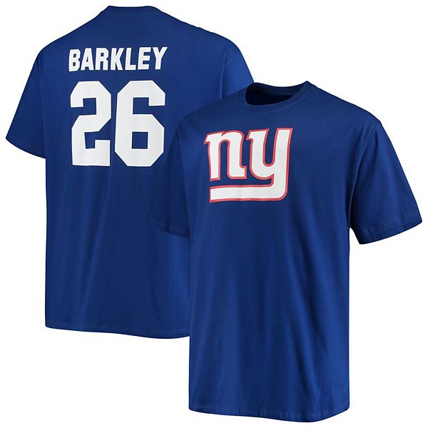 Fanatics New York Giants Saquon Barkley Name & Number T-Shirt, NFL JERSEYS, JERSEYS