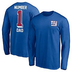 New York Giants Road Name & Number Long Sleeve T-Shirt