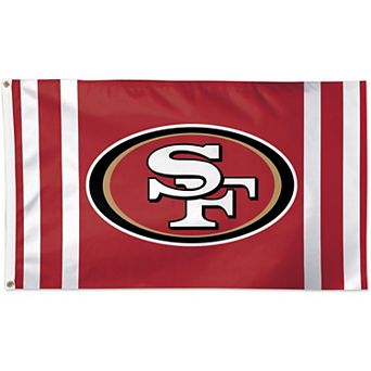 WinCraft San Francisco 49ers 3' x 5' Vertical Stripes Deluxe Single-Sided Flag