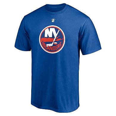 Men's Fanatics Branded Glenn Resch Royal New York Islanders Authentic Stack Retired Player Nickname & Number T-Shirt