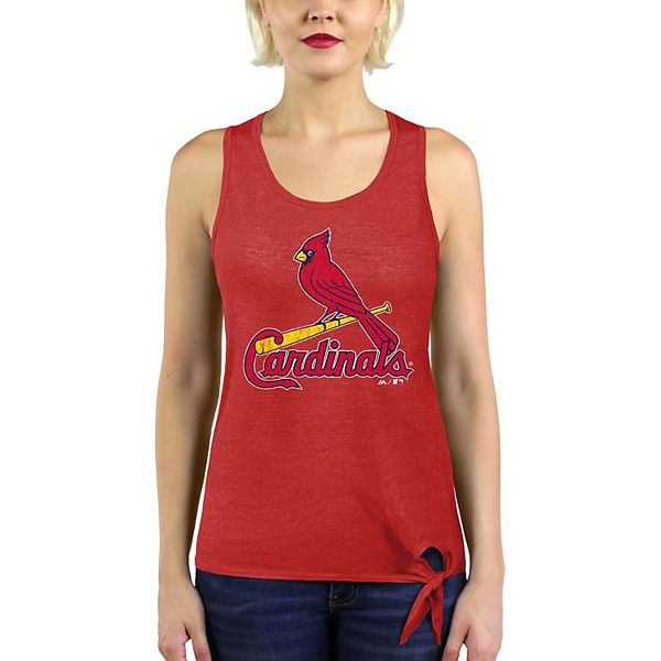 St. Louis Cardinals Majestic Threads Women's Tri-Blend Short