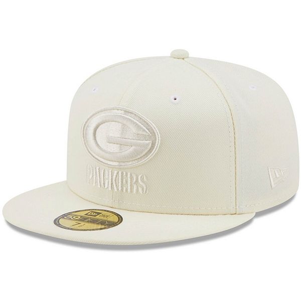 Men's New Era Cream Green Bay Packers Color Pack 59FIFTY Fitted Hat