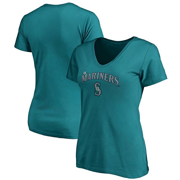 Seattle Mariners Womens Short Sleeve Graphic Tee 