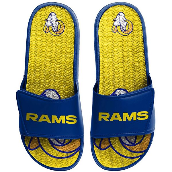 los angeles rams men's slippers