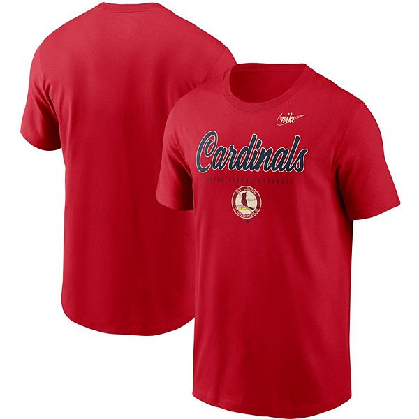 Nike St Louis Cardinals Red Wordmark Short Sleeve T Shirt