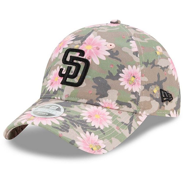 San Diego Padres New Era Girls Youth Lovely Fan 9TWENTY Adjustable Hat -  Brown