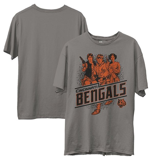 Men's Junk Food Heathered Gray Cincinnati Bengals Rebels Star Wars