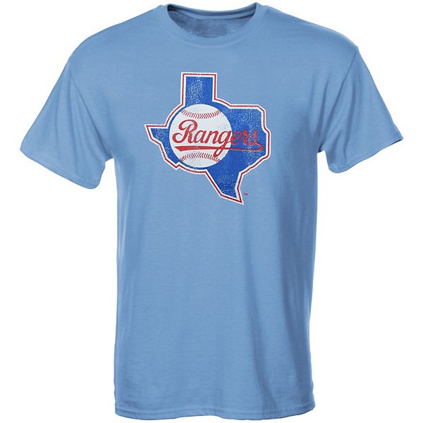 MLB Genuine Merchandise Blue Texas Rangers Graphic T-Shirt