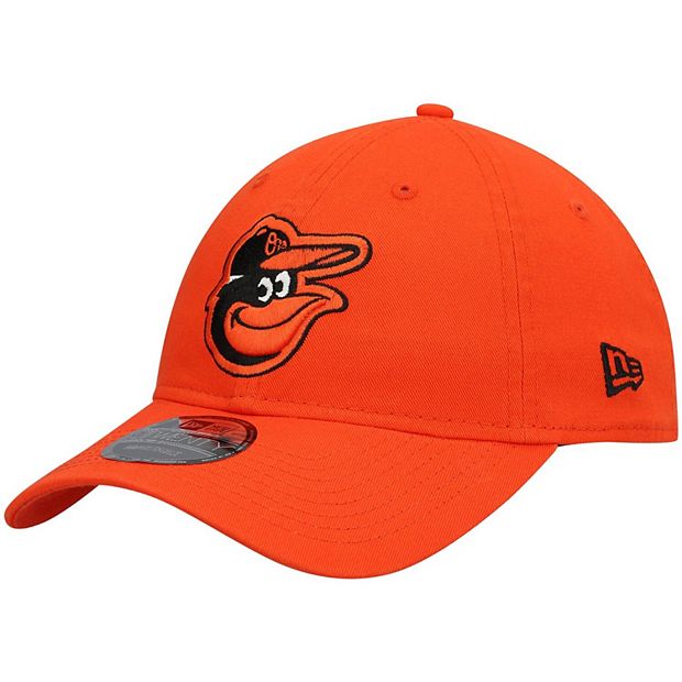 Men's New Era Orange Baltimore Orioles Secondary 9TWENTY Adjustable Hat