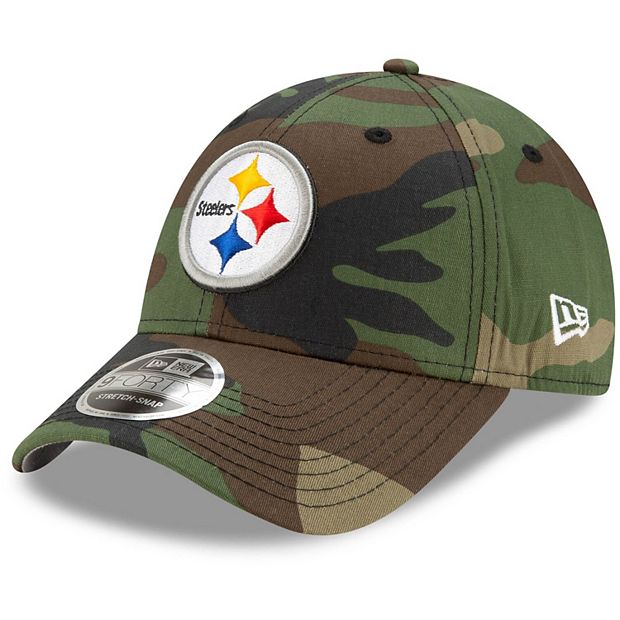 Pittsburgh Steelers Camo Men's New Era 9Forty Adjustable Snapback Hat