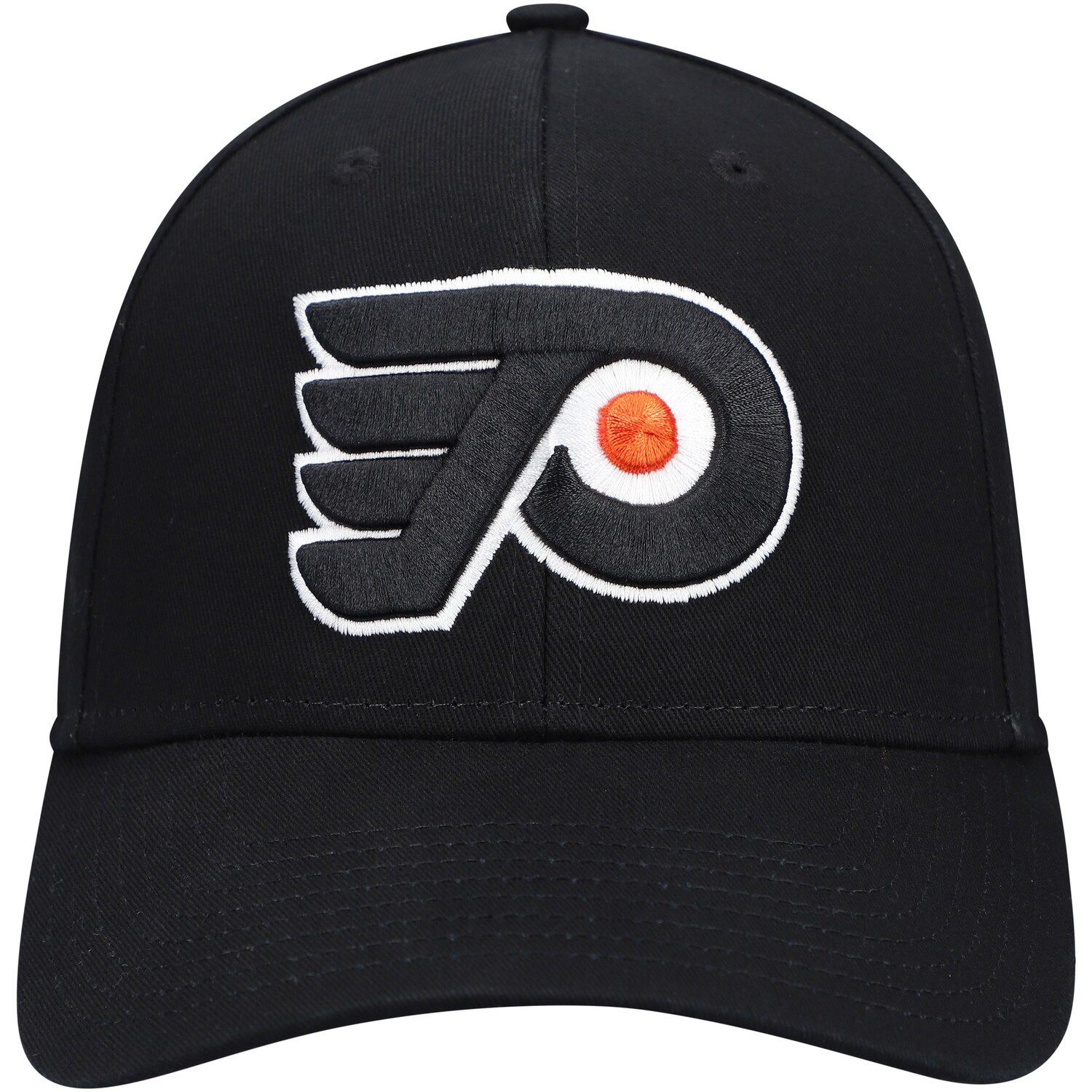 47 Brand MVP Adjustable Cap – Philadelphia Flyers Black Wool Blend, Structured Low Crown - View #9
