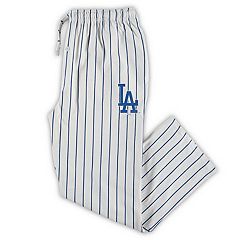Concepts Sport White Los Angeles Dodgers Reel Pinstripe Nightshirt