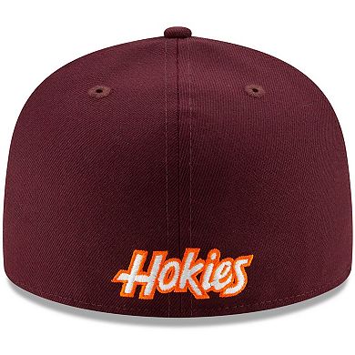 Men's New Era Maroon Virginia Tech Hokies Basic 59FIFTY Team Fitted Hat
