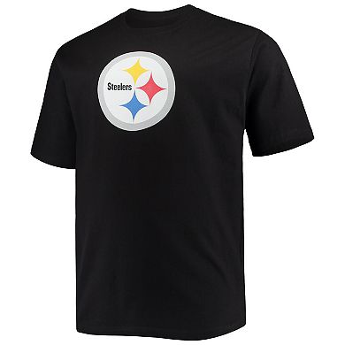 Men's Fanatics Branded T.J. Watt Black Pittsburgh Steelers Big & Tall Player Name & Number T-Shirt