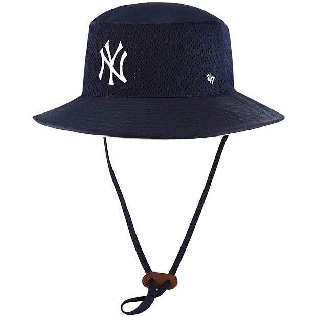 47 Brand, New York Yankees Striped Bucket Hat - Navy